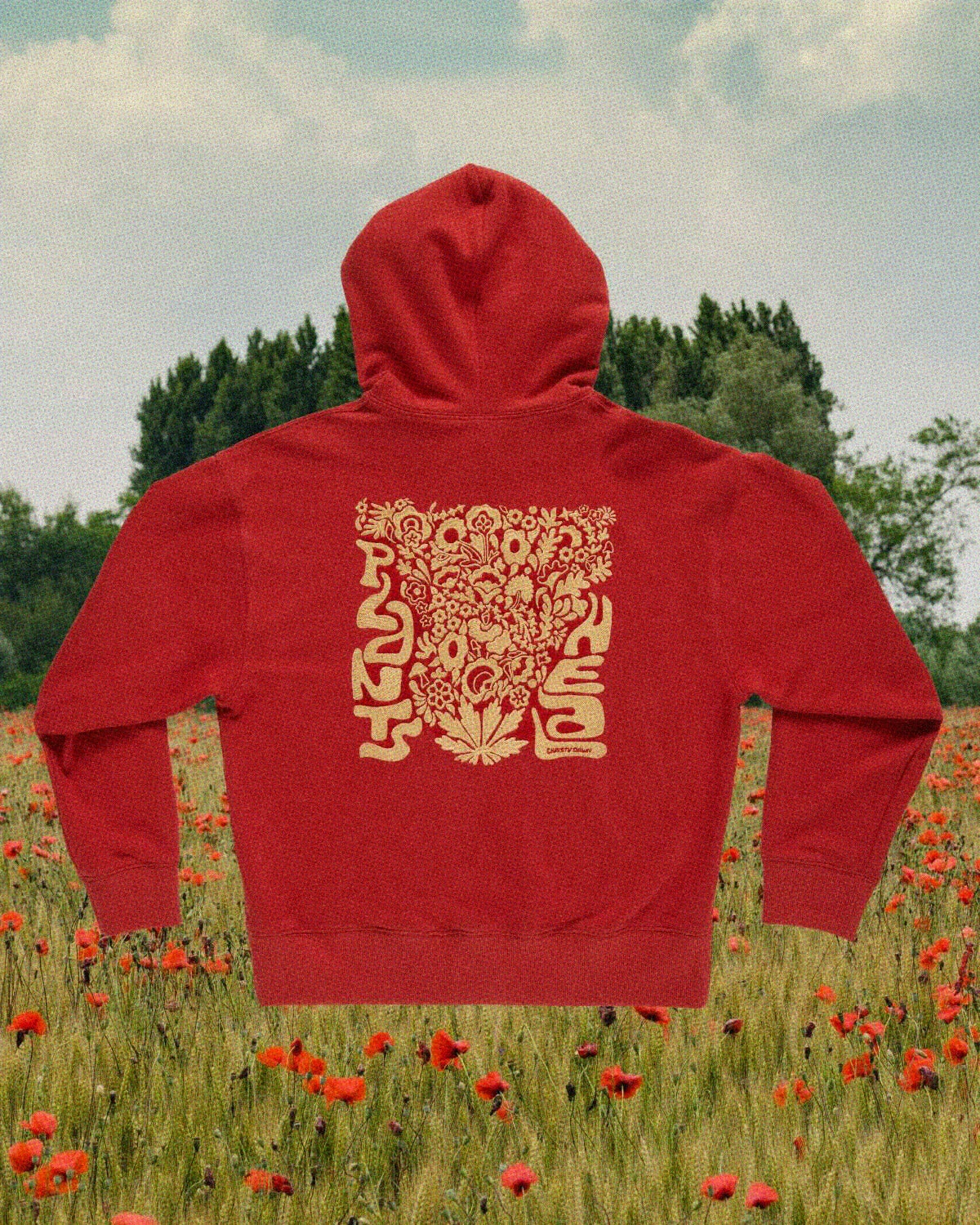 Plants Heal Hoodie | Red 1 Plants Heal Hoodie | Red