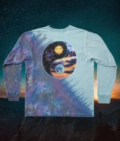 Half Moon Half Sun Long Sleeve Tee | Blue Tie Dye -Ivona Sale Store RegenerativeEvolutio1 1 900a8dfe e53a 45b6 920c 371f2937484f