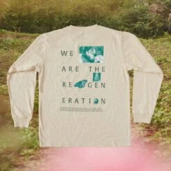 Regeneration Long Sleeve Tee | Natural Green -Ivona Sale Store RegenerativeEvolution fb feed