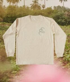 Regeneration Long Sleeve Tee | Natural Green -Ivona Sale Store RegenerativeEvolution4