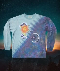 Half Moon Half Sun Long Sleeve Tee | Blue Tie Dye -Ivona Sale Store RegenerativeEvolution 1 7d9ff5ea d6b4 494e 8d2a 9287ac43d0a6
