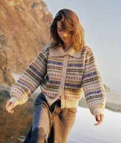 The Richard Cardigan | Fair Isle Oak -Ivona Sale Store Richard1