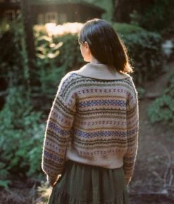 The Richard Cardigan | Fair Isle Oak -Ivona Sale Store Richard4