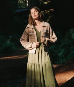 The Richard Cardigan | Fair Isle Oak -Ivona Sale Store Richard5