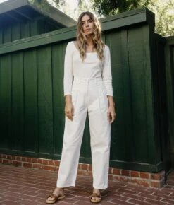 The Judene Pant | Ivory -Ivona Sale Store Salona