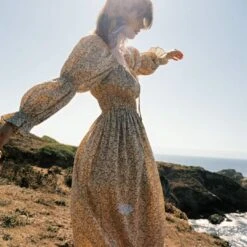 The Adelia Dress | Green Daisy -Ivona Sale Store Salona fb feed 1