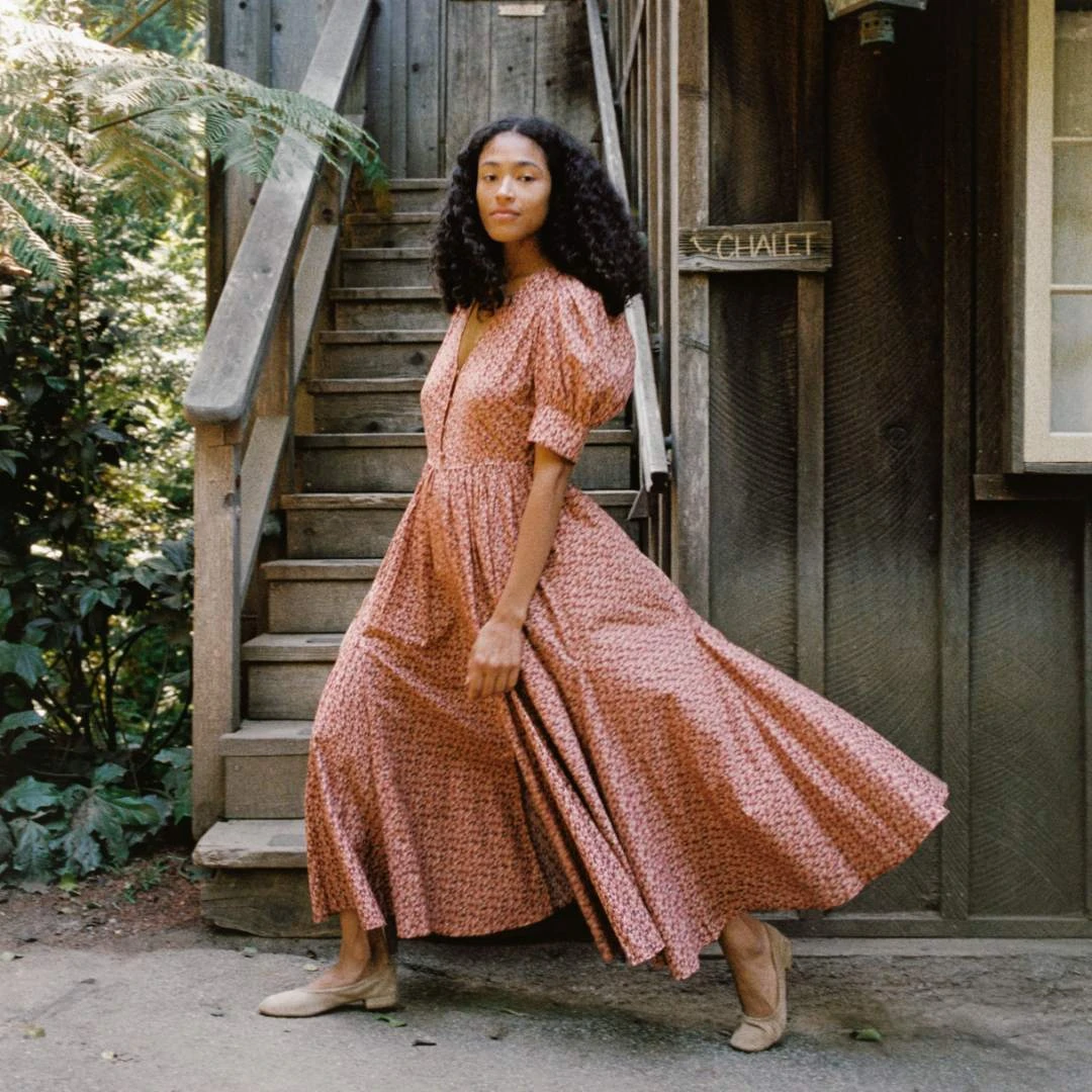 The Marie Dress | Leaf Dot Rooibos 3 The Marie Dress | Leaf Dot Rooibos - Image 3