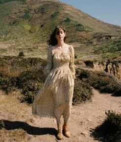 The Adelia Dress | Green Daisy -Ivona Sale Store Salona3 1