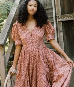 The Marie Dress | Leaf Dot Rooibos 12 The Marie Dress | Leaf Dot Rooibos -Ivona Sale Store Salona3 4