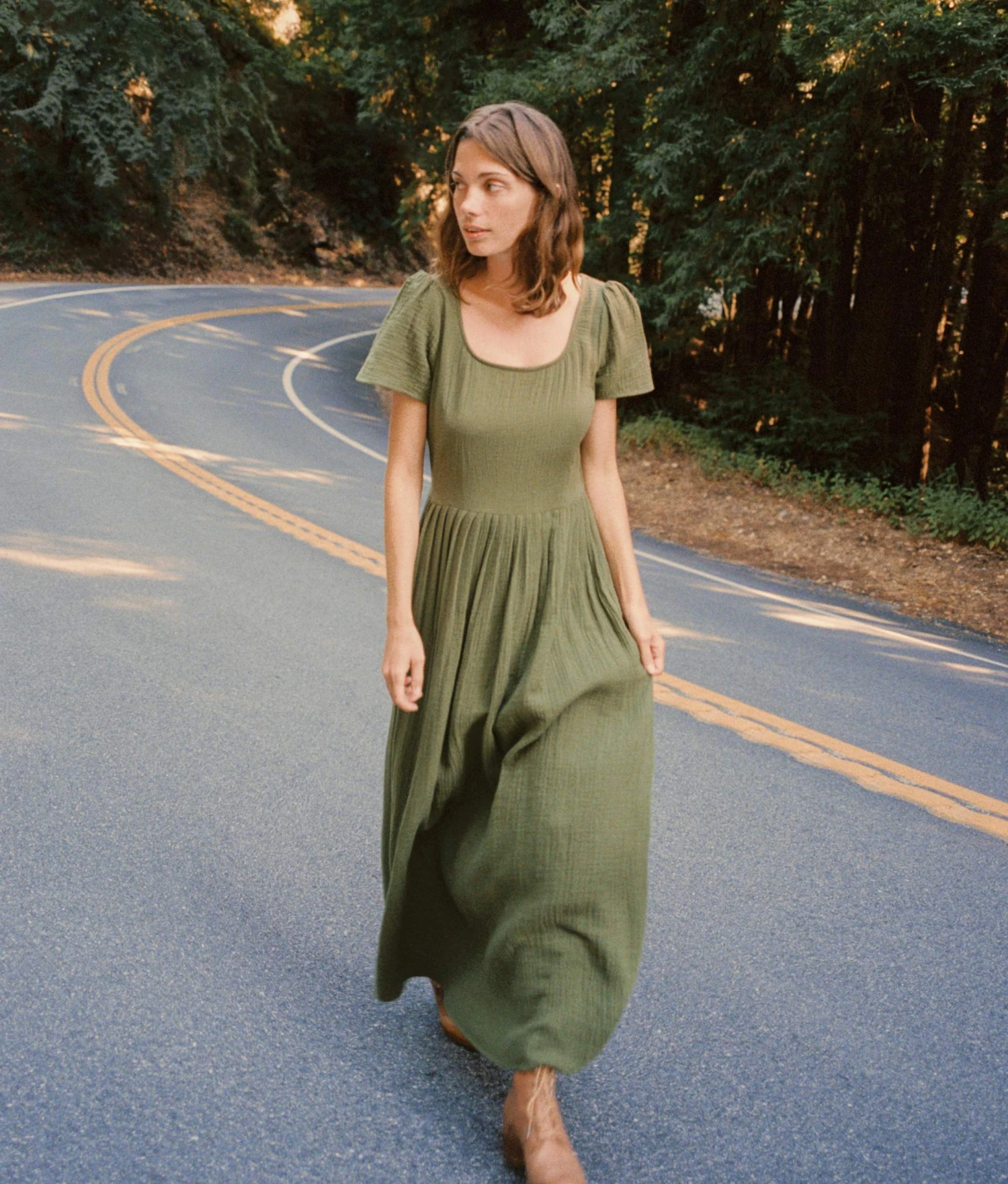 The Scarlet Dress | Forest Gauze 2 The Scarlet Dress | Forest Gauze - Image 2