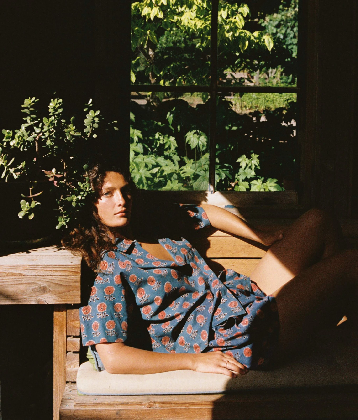 The Skylar Top | Indigo Sunflower 4 The Skylar Top | Indigo Sunflower - Image 4