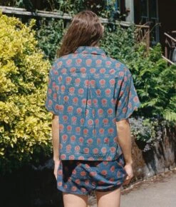 The Skylar Top | Indigo Sunflower 12 The Skylar Top | Indigo Sunflower -Ivona Sale Store Skylar4