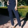The Taryn Pant | Midnight Pointelle -Ivona Sale Store TarynCover