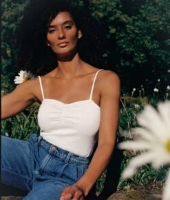 The Thelma Top | White Pointelle -Ivona Sale Store Thelma1 94b1afaf 5f67 4e73 9c9b a2468d51e7f2