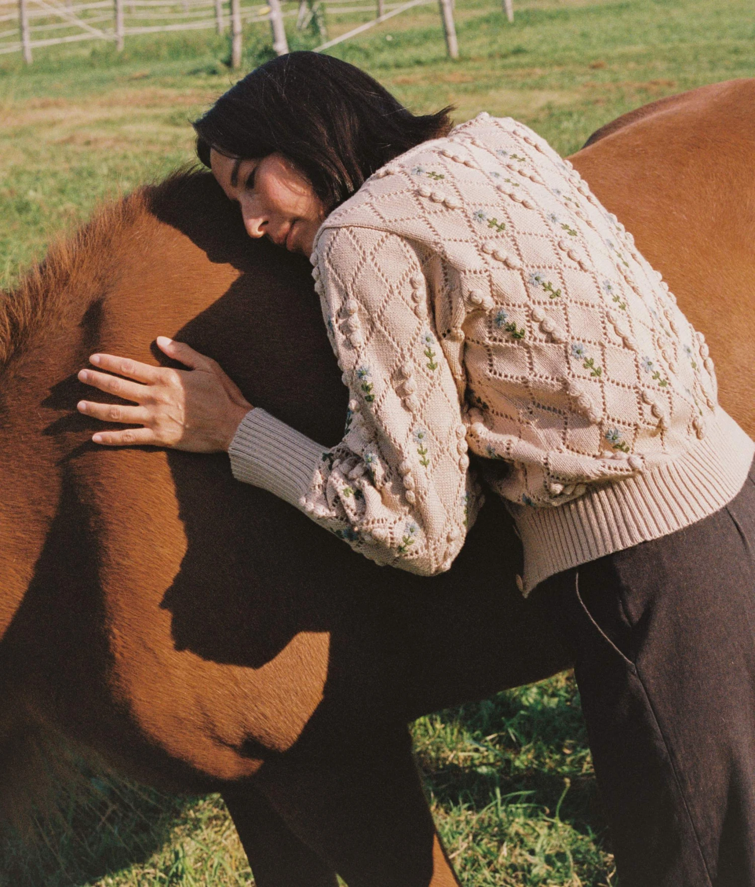 The Zoe Cardigan | Floral Lattice 5 The Zoe Cardigan | Floral Lattice - Image 5