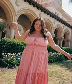 The Zuri Dress Extended | Salmon Frills Poppy -Ivona Sale Store Zuri1 66c3e2e5 7aa3 4233 b552 f834005b5ae3